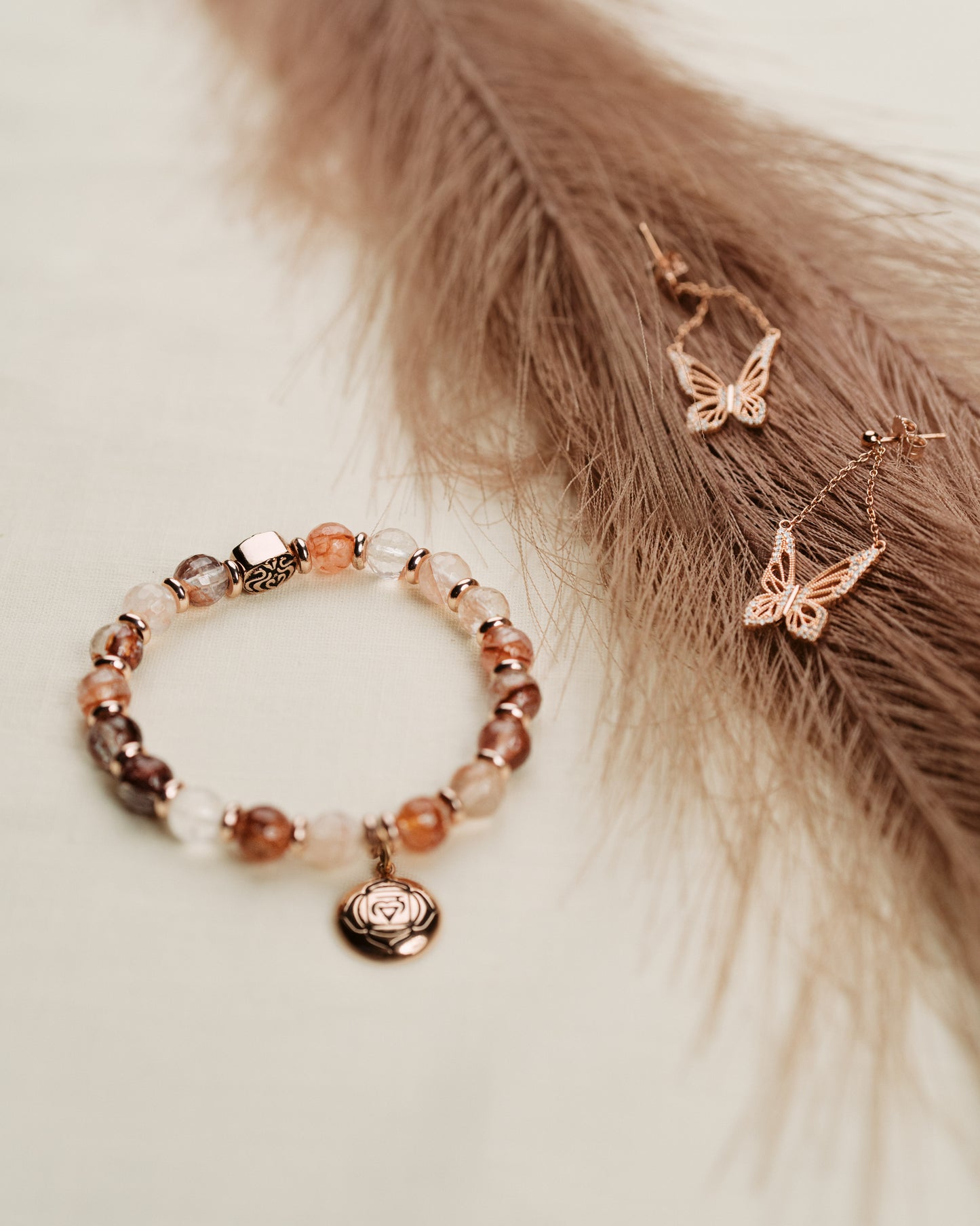 ROOT Chakra Activation Bracelet, Red Fire Quartz