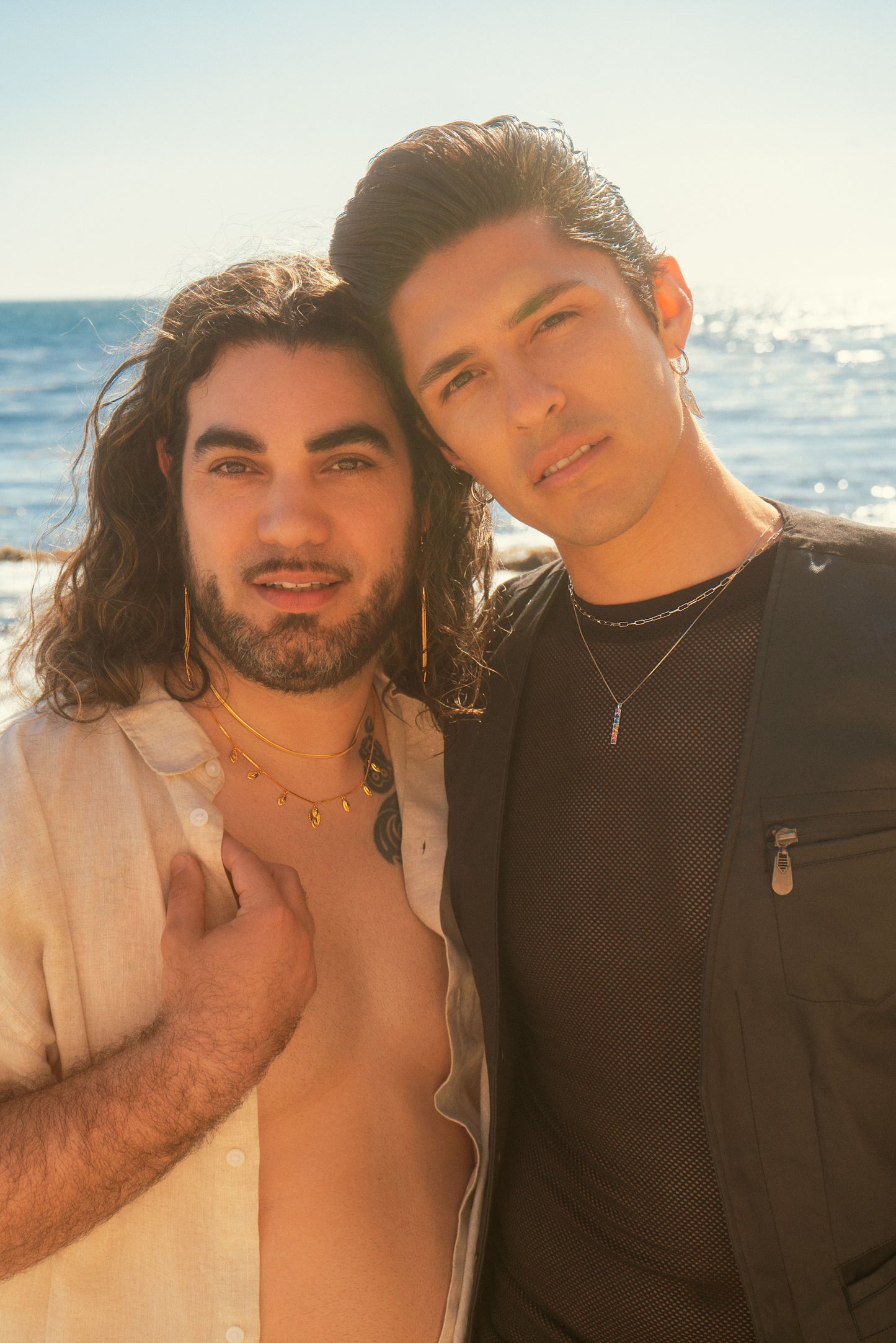 Paperclip Chain Necklace, White Rhodium over Sterling Silver