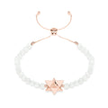Merkaba Star Harmonize & Purify Bracelet – White Opal in Rose Gold Spiritual Jewelry