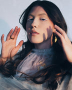 Angel Wing Small Hoop Earrings – 18K Gold Over Sterling Silver | Seen in Vogue Italy