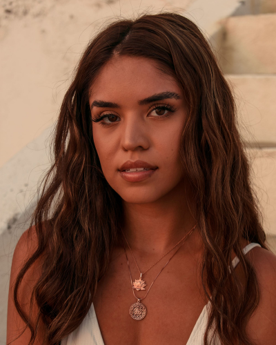 Awakened Lotus Necklace, 18K Gold