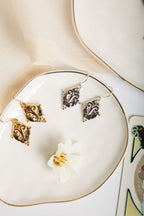 Aries Zodiac Earrings for Women – Vintage 18K Gold Plated Dangle Astrology Jewelry