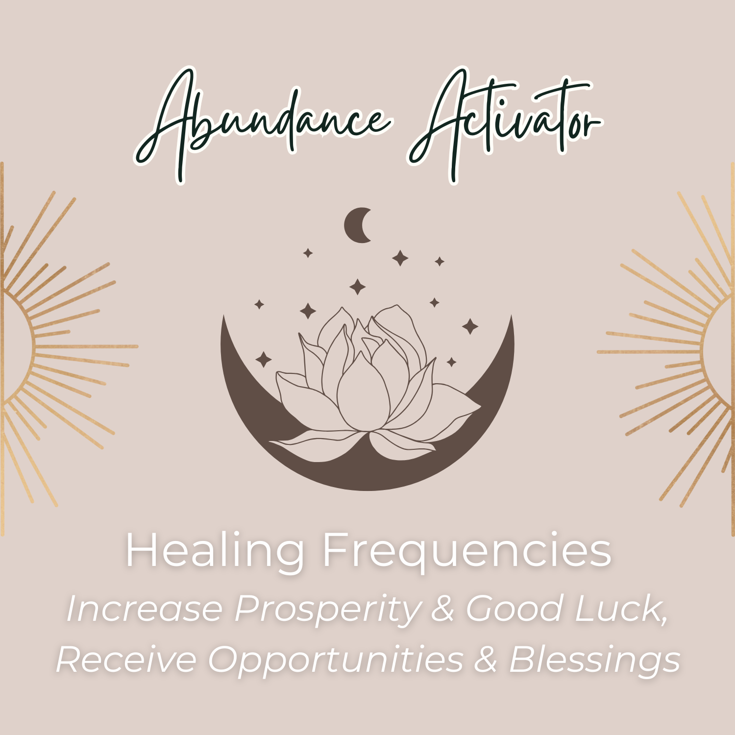 Activate Prosperity & Good Luck Healing Frequency Music 432Hz – 1hr 11min Digital Download