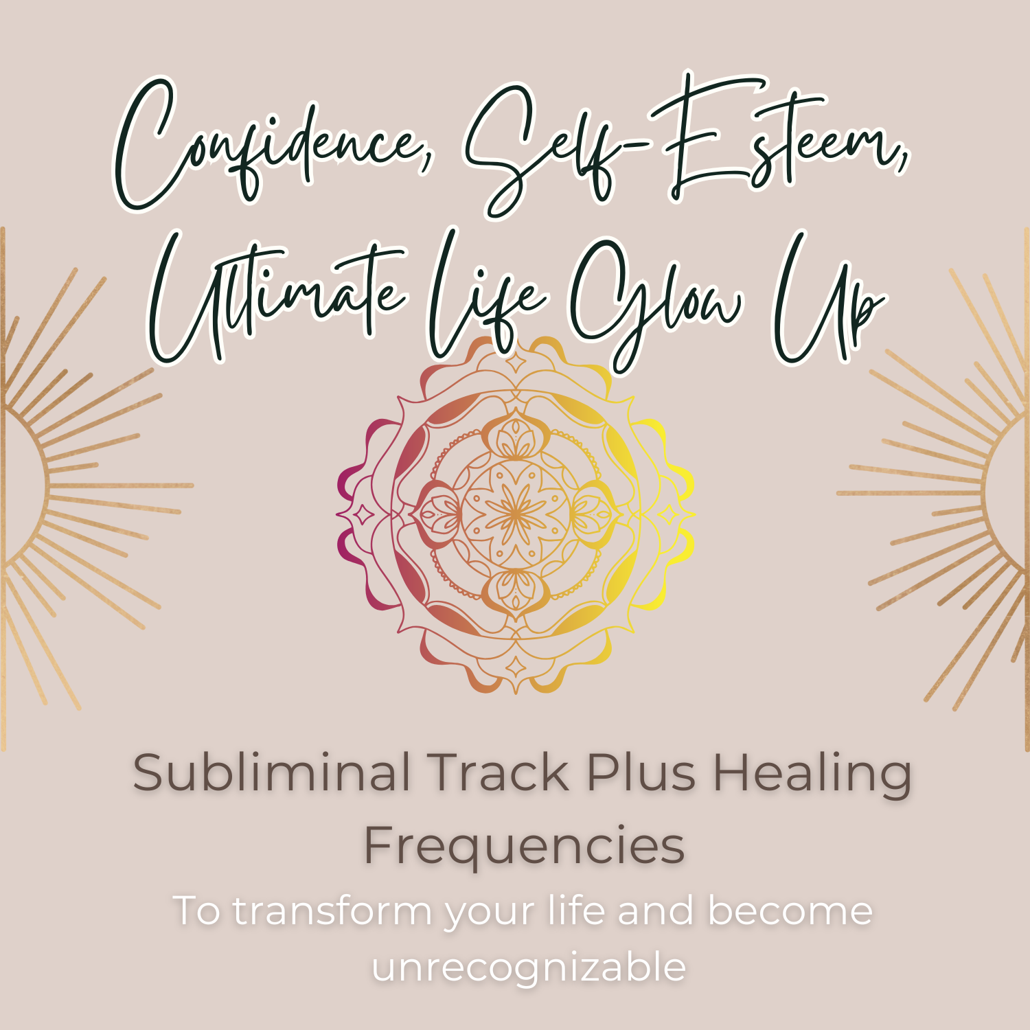 Confidence & Self-Esteem Subliminal + Healing Frequency Music 444Hz – Digital Download