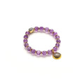 Pulsera de activación de amatista para el chakra coronario