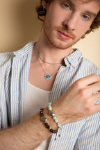 Evil Eye Necklace – White Rodium