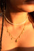 Artemis Slider Necklace, 18k Gold