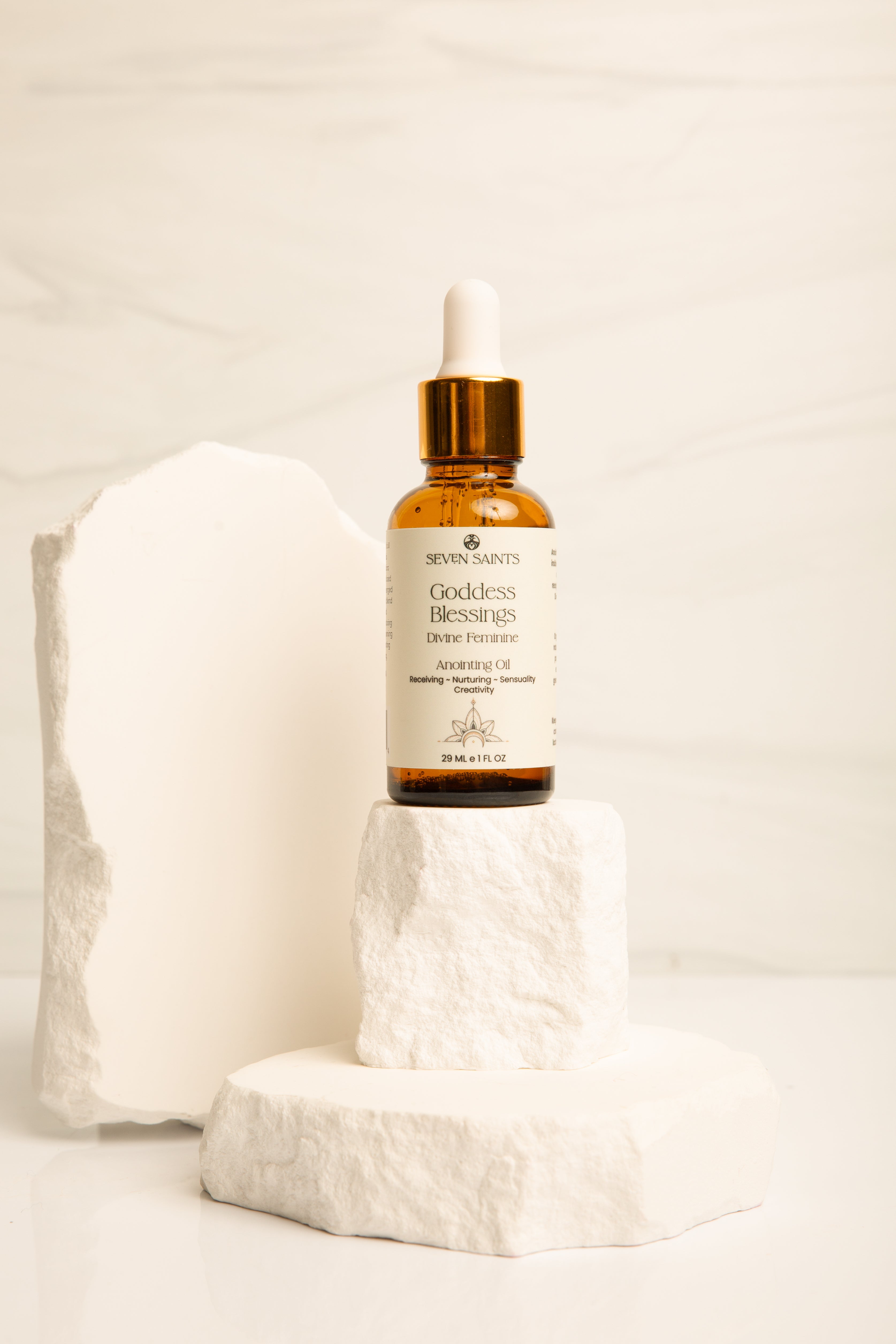 Goddess Blessings Anointing Oil | Divine Feminine Awakening | Ritual Oil For Creative Blossoming