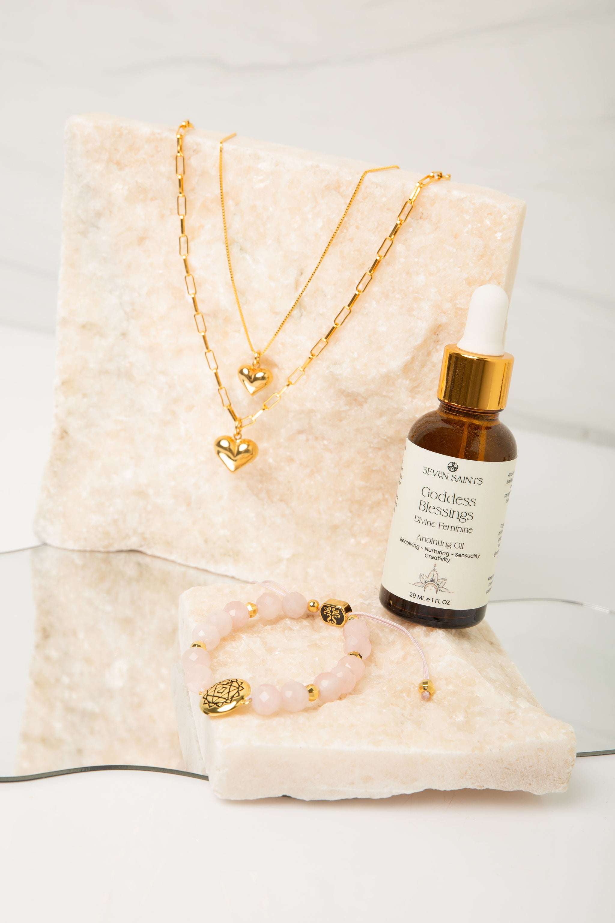 Goddess Blessings Anointing Oil | Divine Feminine Awakening | Ritual Oil For Creative Blossoming