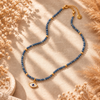 Apatite Evil Eye Talisman Necklace