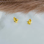 Pendientes de activación Merkaba Star Light Body – Joyería espiritual de oro de 18K