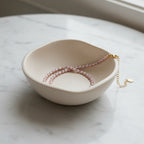 Blush Pink Freshwater Baroque Pearl Choker | Enhance Your Sacred Rose Aura | White Rhodium