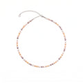 Divine Aura Multi-Color Freshwater Baroque Pearl Choker Necklace | Rhodium Plated