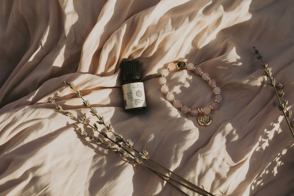 Heart Chakra Activation Bracelet – Madagascar Rose Quartz | As Seen on Maria Menounos