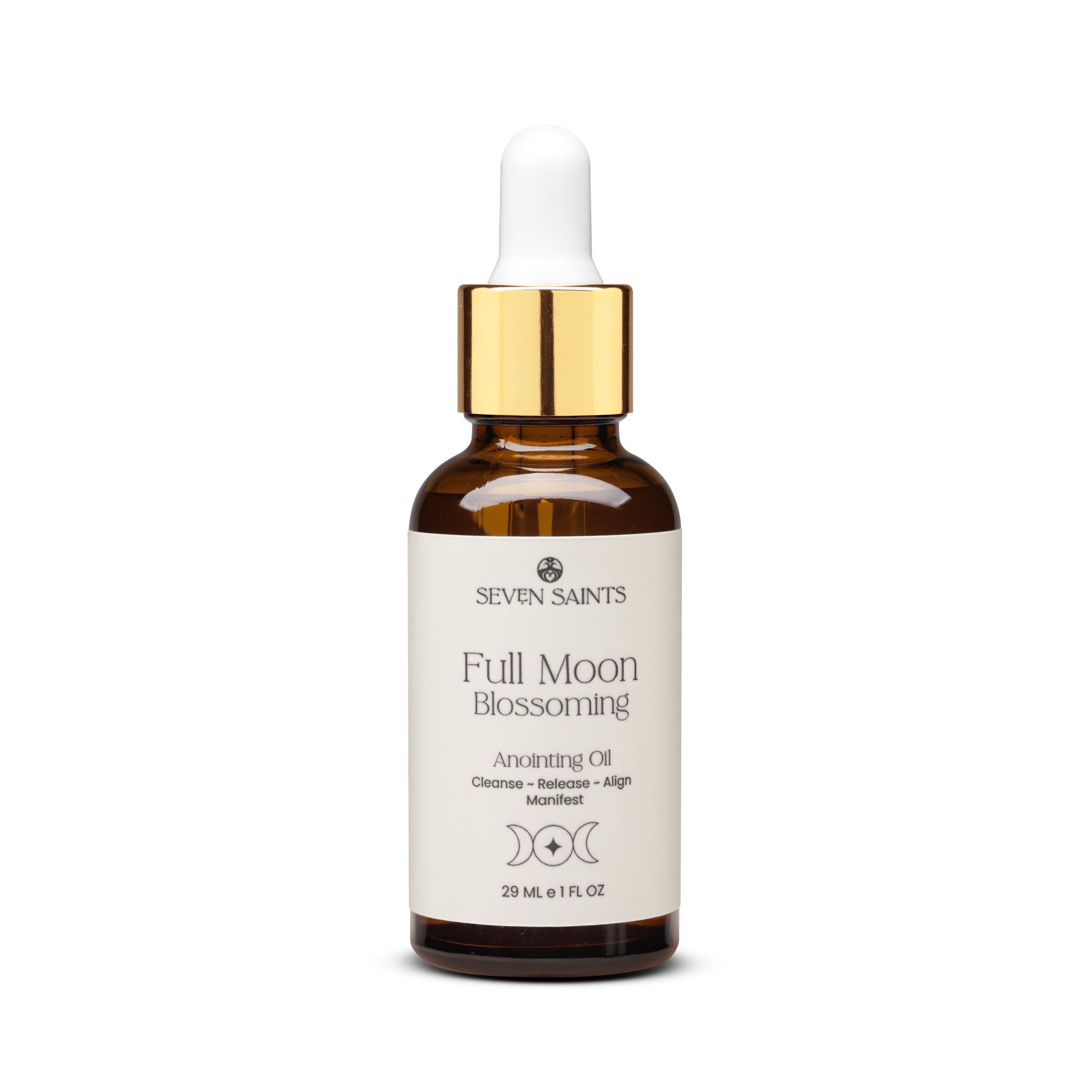 Full Moon Blossoming Anointing Oil – Ritual Oil for Manifestation, Renewal & Spiritual Growth