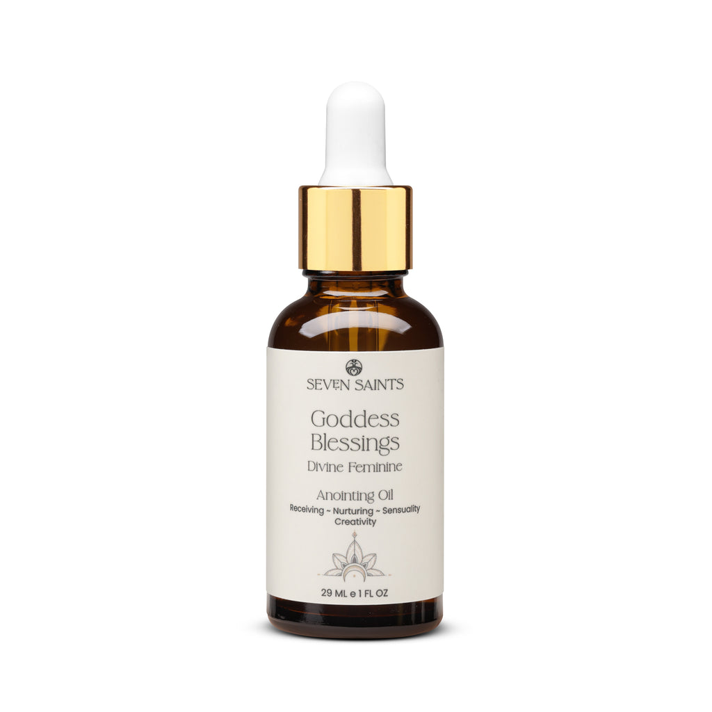 Goddess Blessings Anointing Oil | Divine Feminine Awakening | Ritual Oil For Creative Blossoming
