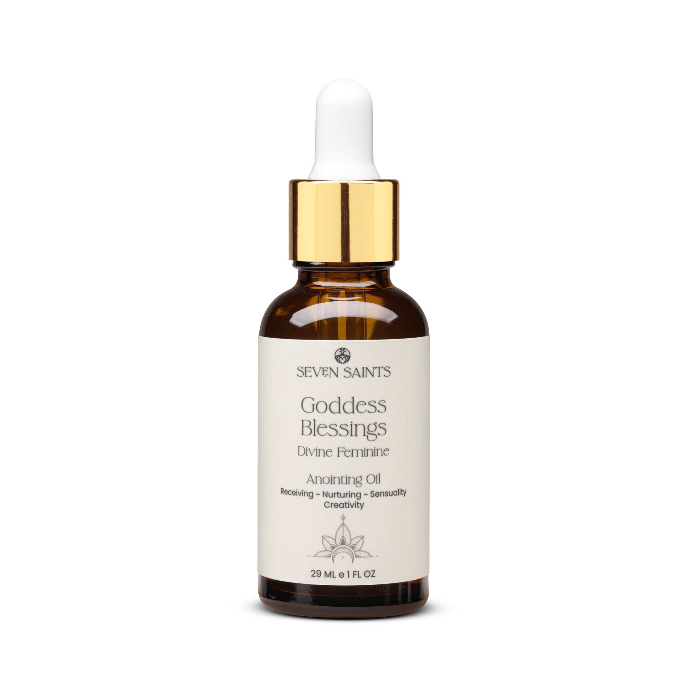 Goddess Blessings Anointing Oil | Divine Feminine Awakening | Ritual Oil For Creative Blossoming