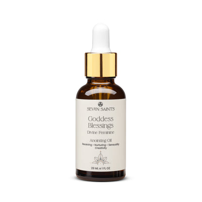 Goddess Blessings, Divine Feminine Anointing Oil