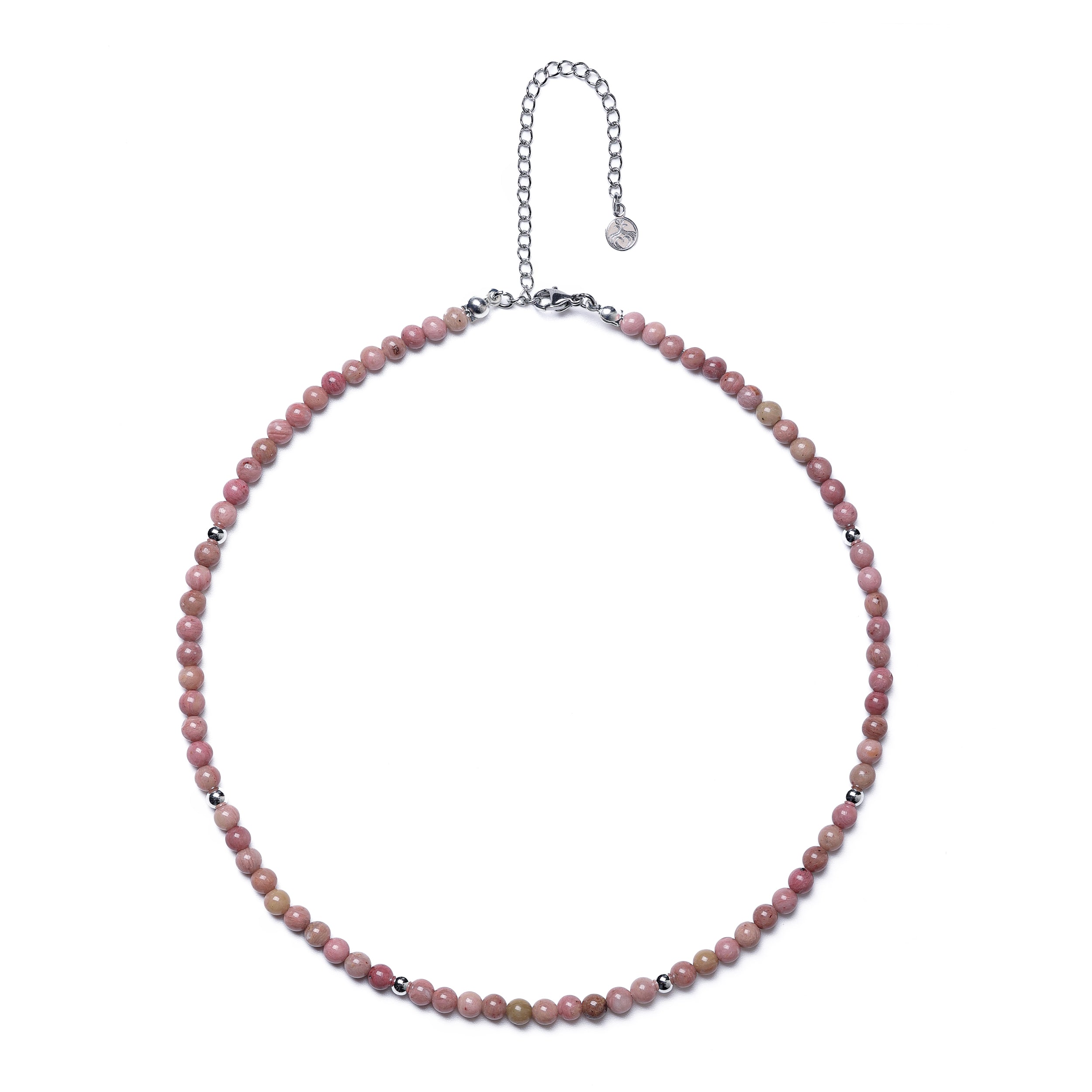 Rhodochrosite Choker Necklace – Heart Opening & Heavenly Love Gemstone Jewelry