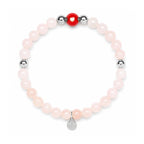 Pulsera Corazón de Morganita para Amor y Resplandor en Plata | Joyería de Sanación Espiritual