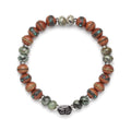 Terra Ascension Bracelet | Sandalwood Beads | African Turquoise | Spiritual Healing Bracelet