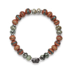 Pulsera Terra Ascensión | Cuentas de sándalo | Turquesa africana | Pulsera de curación espiritual