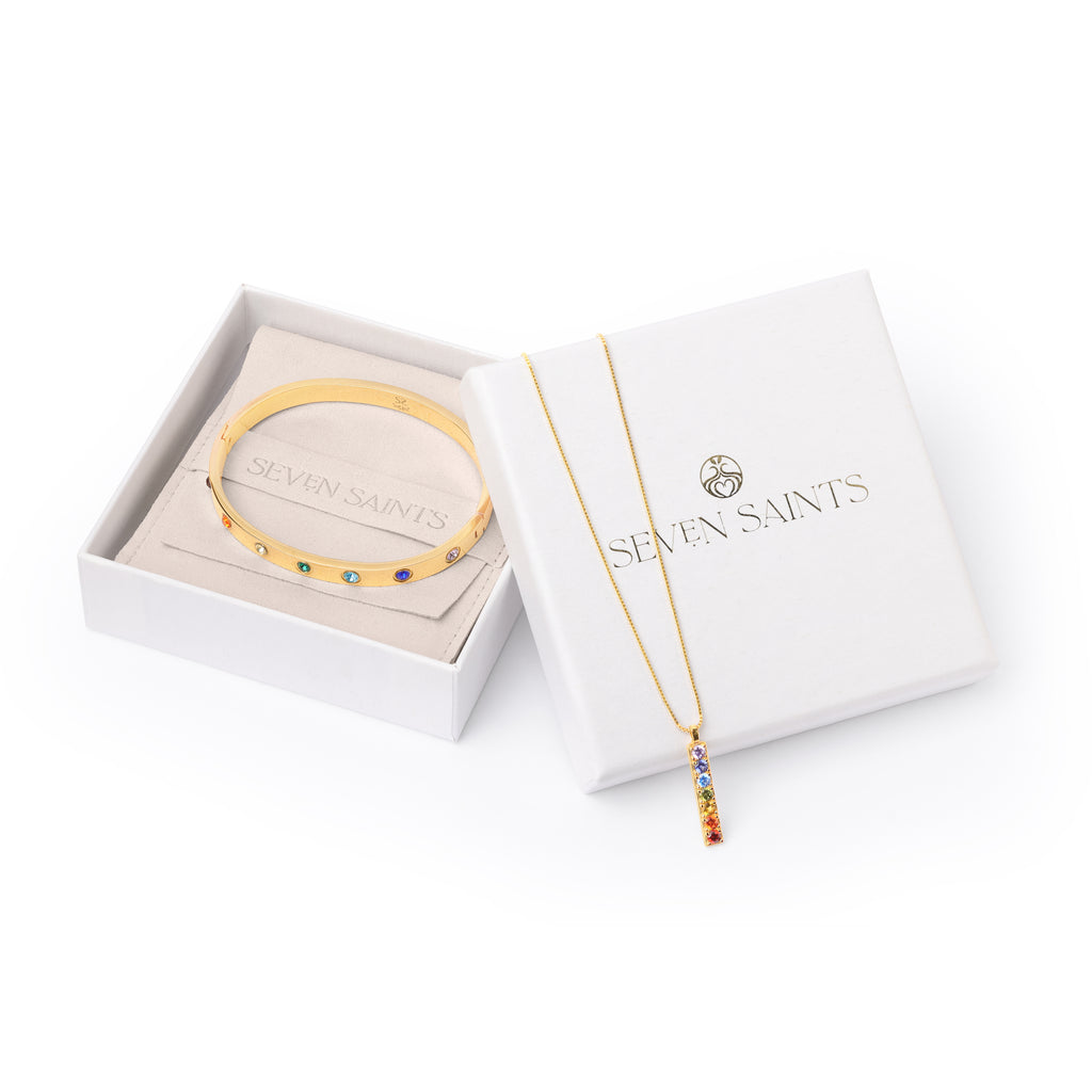 Chakra Healing Stone Alignment Set – Energy Balancing Spiritual Jewelry Collection