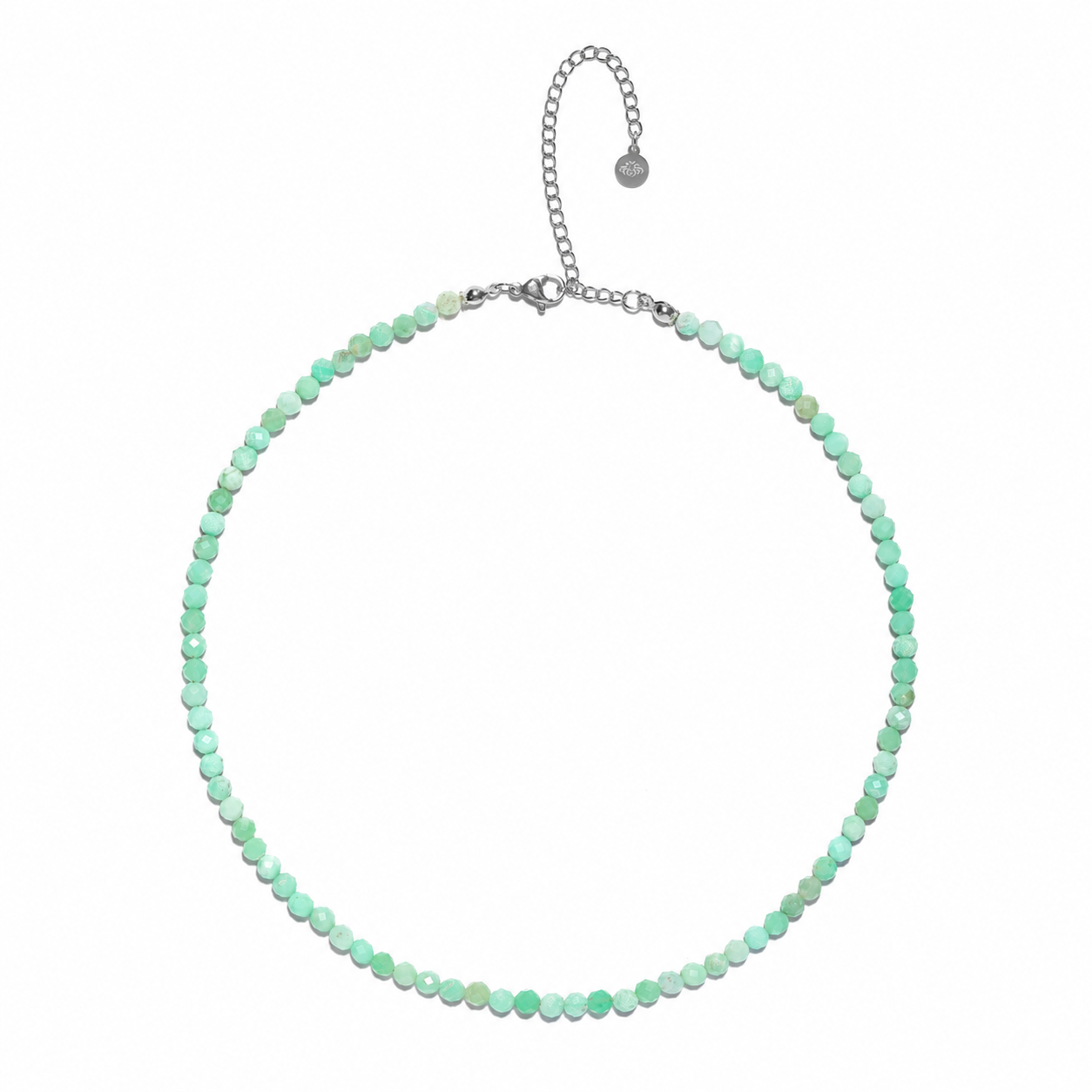 Chrysoprase Choker Necklace – Higher Truth & Uplifting Clarity | Gemstone Jewelry