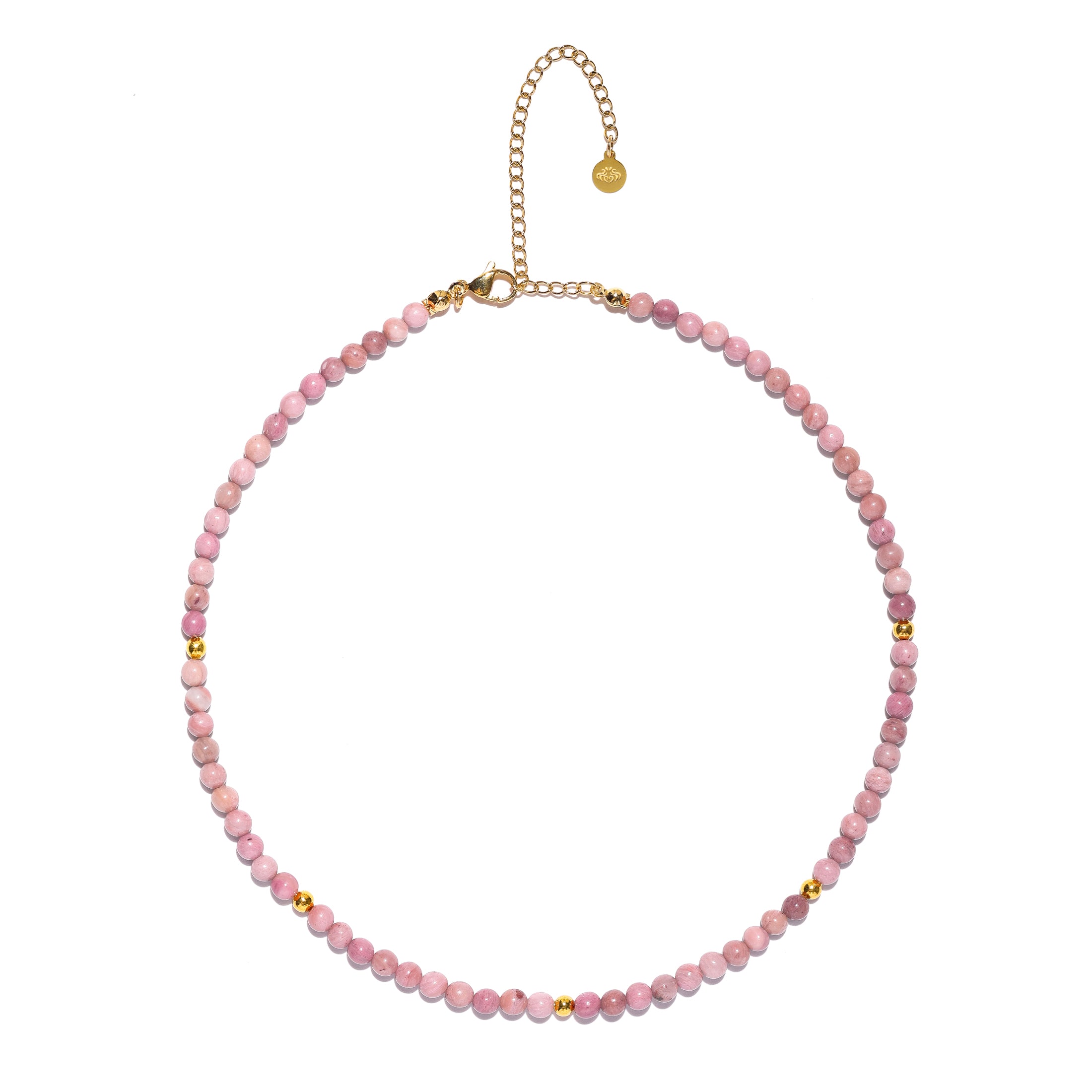 Rhodochrosite Choker Necklace – Heart Opening & Heavenly Love Gemstone Jewelry
