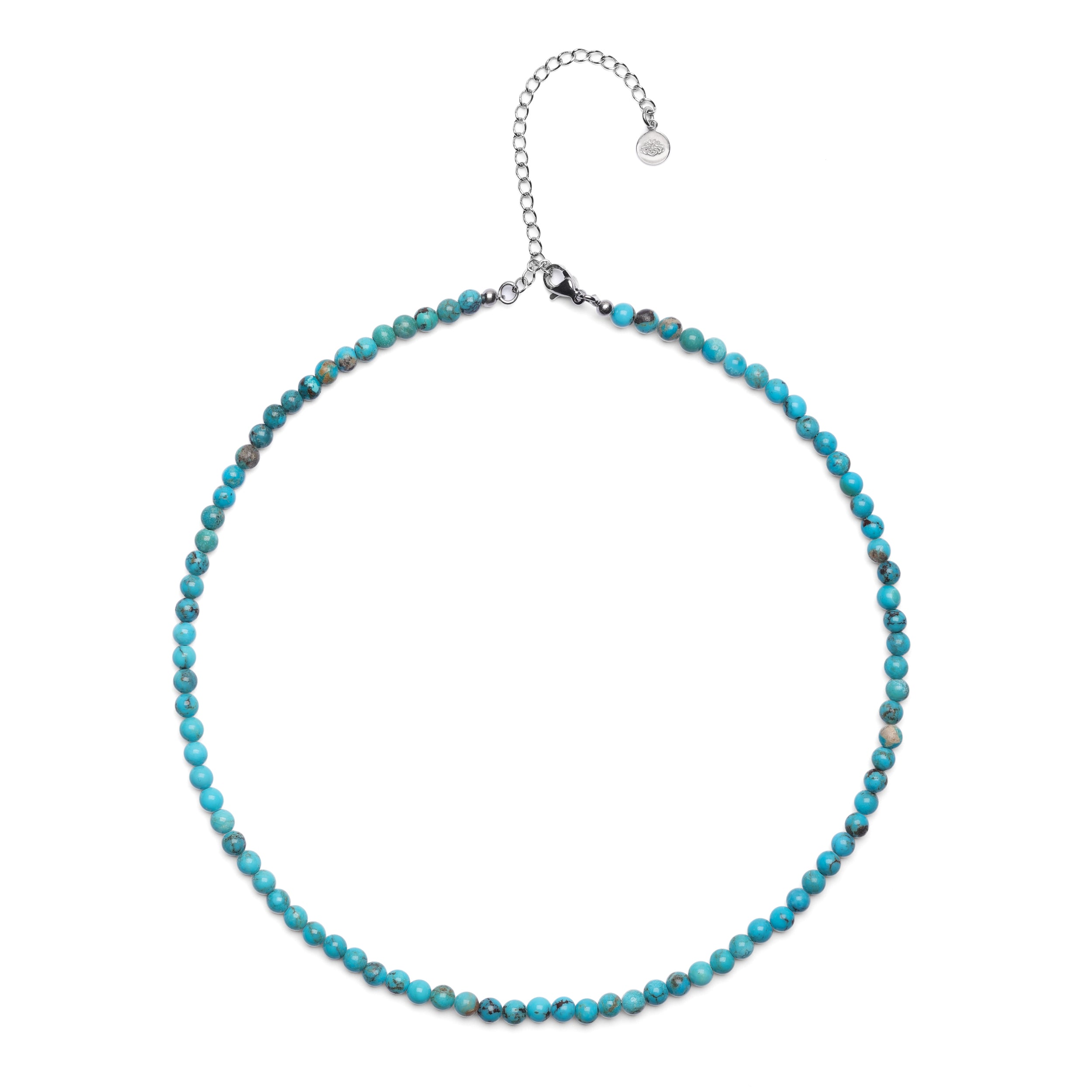Turquoise Choker Necklace – Success & Good Fortune Amplifier 18K Gold Plated Gemstone Jewelry