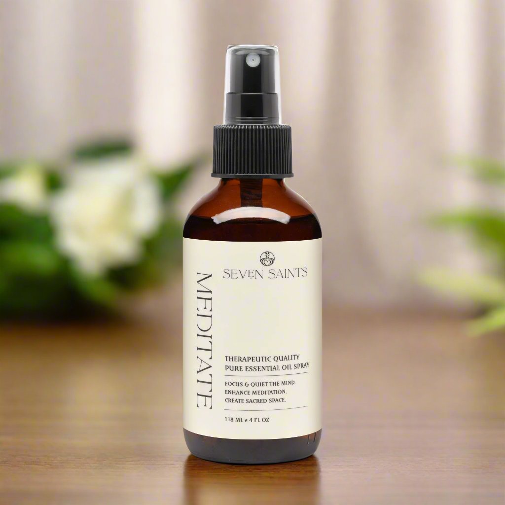 Meditate 100% Pure Essential Oil Spray, Create Sacred Space