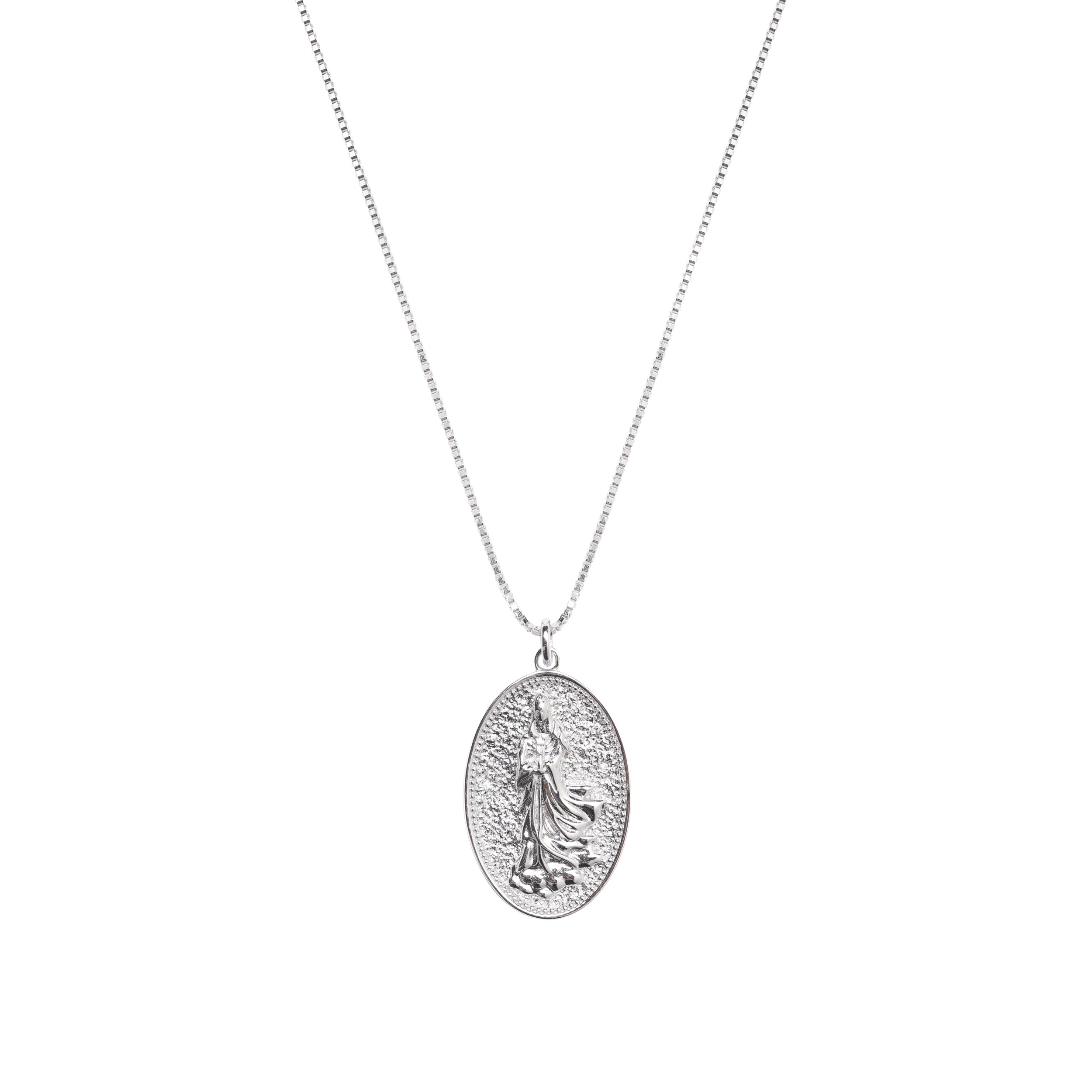 Quan Yin Goddess of Compassion & Mercy Necklace - Gold