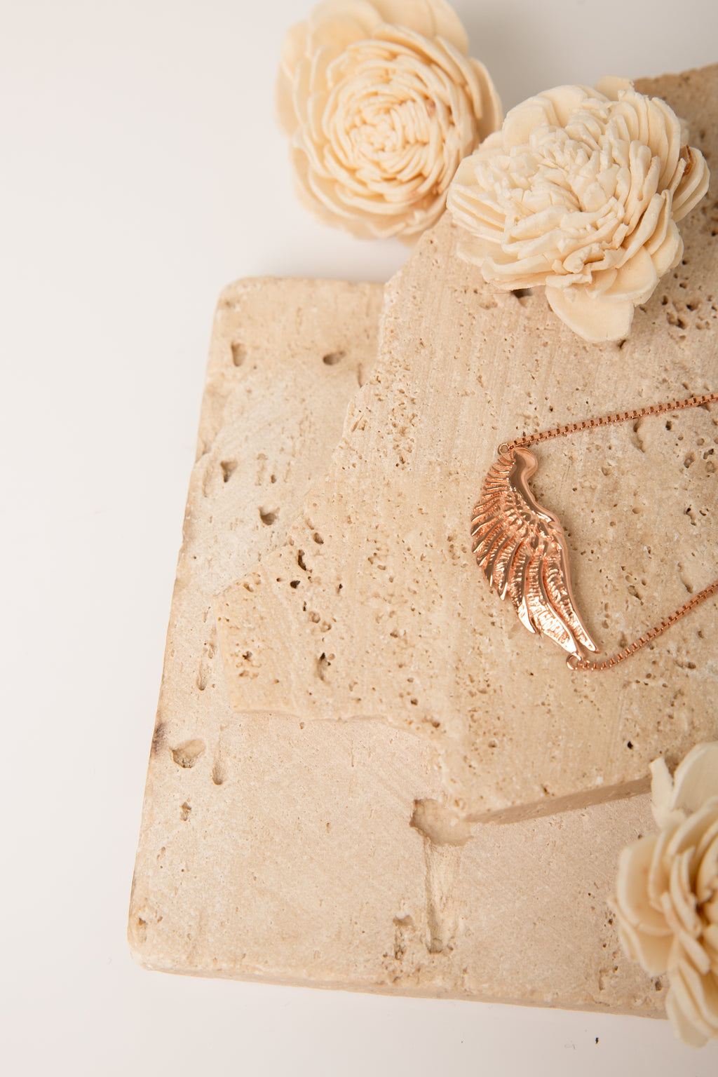 Angel Wing Bolo Friendship Bracelet - Rose Gold