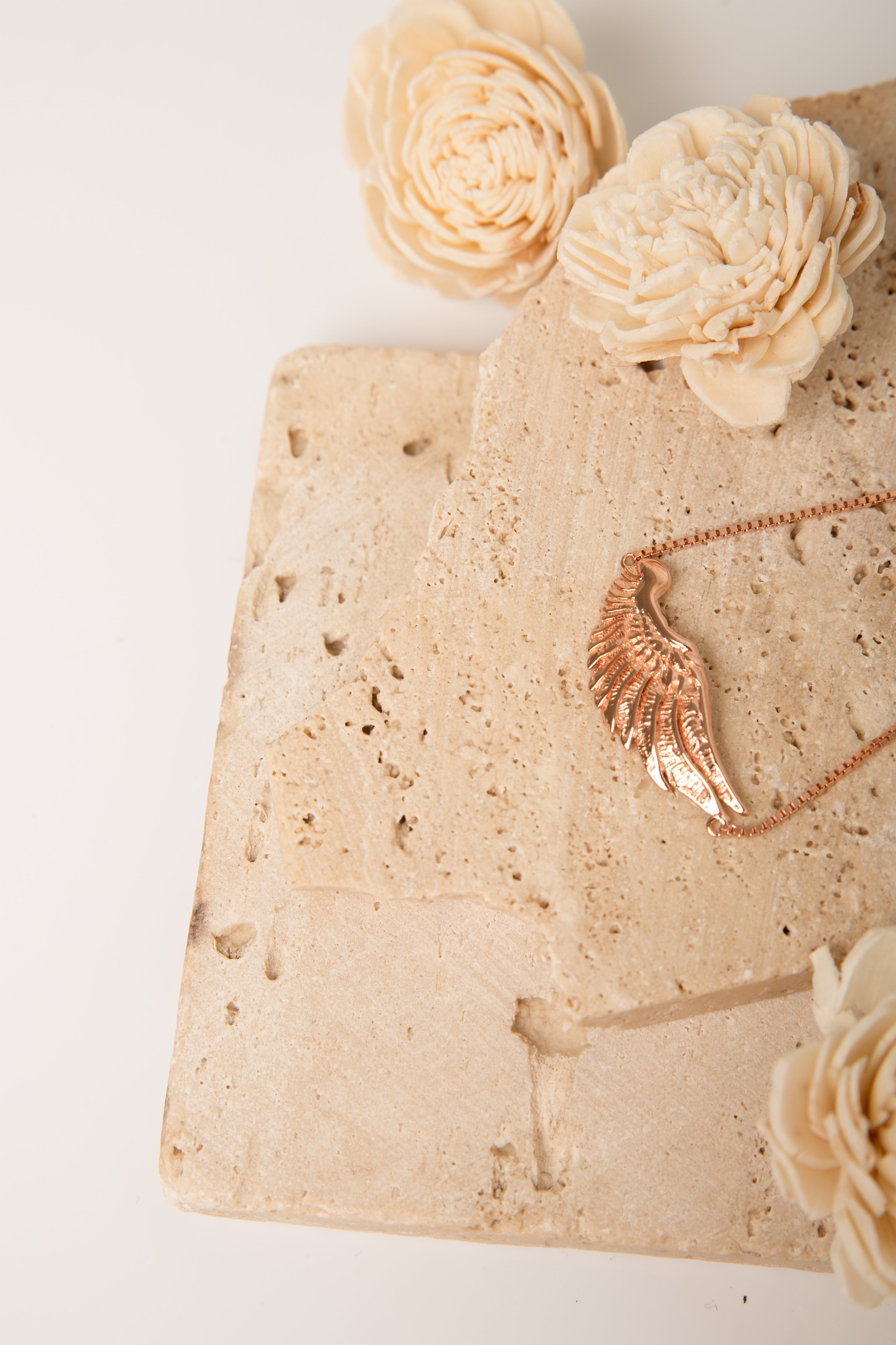 Angel Wing Bolo Friendship Bracelet - Rose Gold