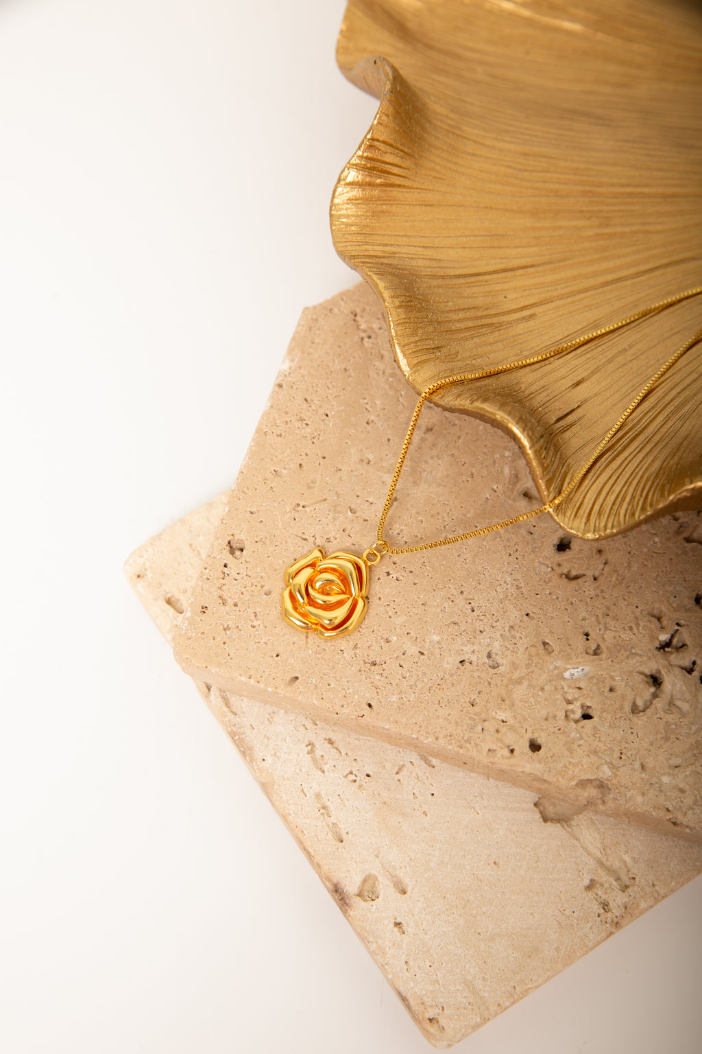 Mystic Rose Adjustable Slider Necklace, Long or Choker, White Rhodium