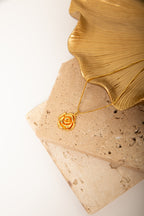 Mystic Rose Adjustable Slider Necklace, Long or Choker, White Rhodium