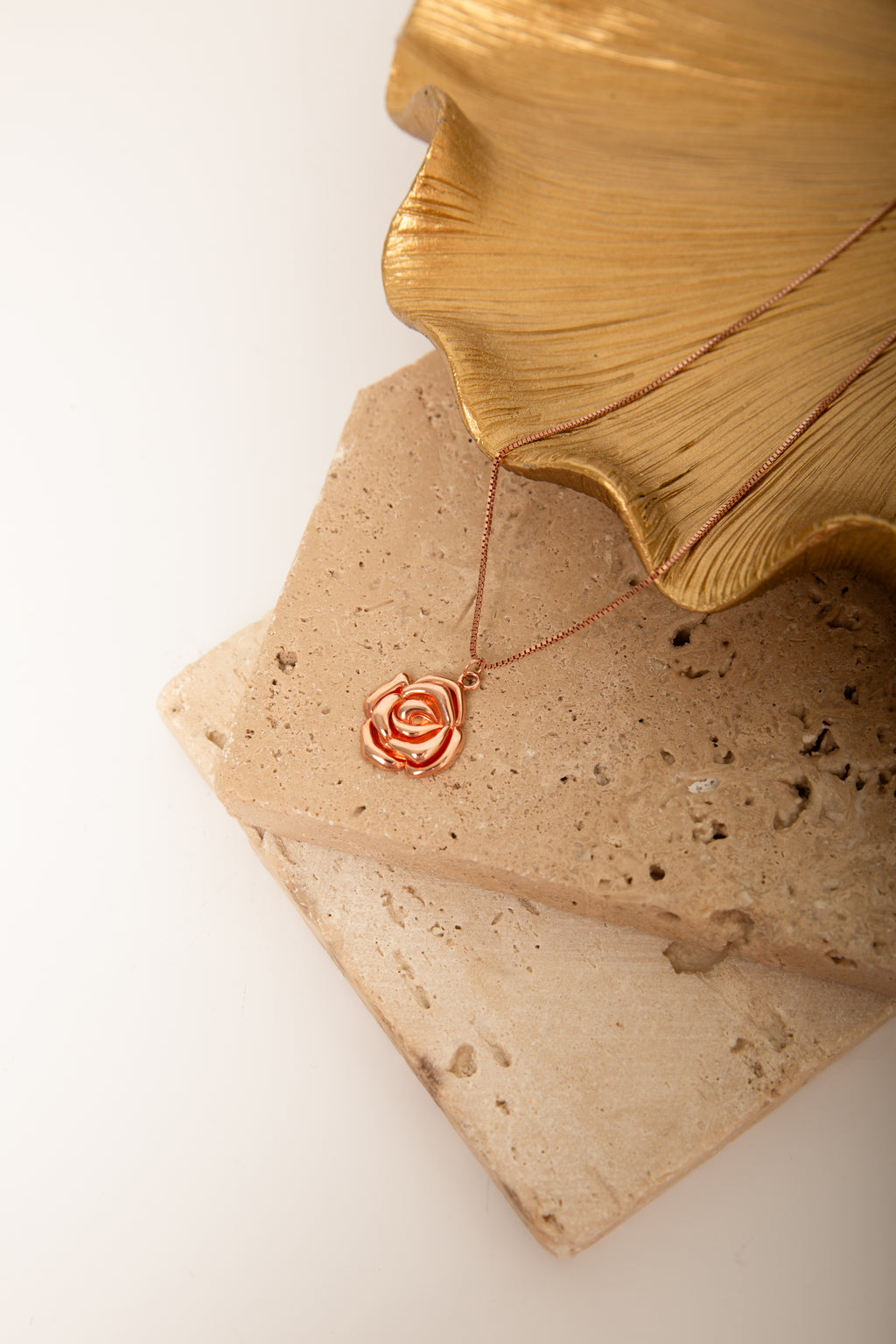 Mystic Rose Adjustable Slider Necklace, Long or Choker, White Rhodium
