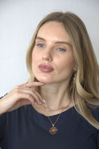 Seed of Life Abundance Necklace - 18K Gold