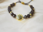 Pulsera de Activación del Chakra ROOT, Cuarzo Ahumado