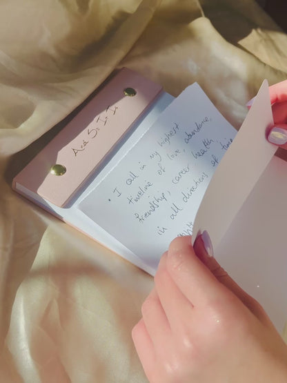 "And So It Is" Manifestation Notepad, Petition Paper