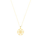 Seed of Life Abundance Necklace - 18K Gold