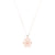 Seed of Life Abundance Necklace Sterling Silver, Rose Gold