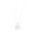 Seed of Life Abundance Necklace Sterling Silver, White Rhodium
