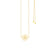Seed of Life Choker/Y-Style Lariat, Reversible Necklace, 18K Gold