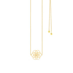 Seed of Life Reversible Y-Lariat Choker Necklace – White Rhodium Spiritual Jewelry