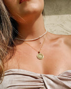 Sri Yantra Supreme Manifestor Necklace – 18K Gold Spiritual Jewelry