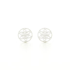 Seed of Life Stud Earrings - 18k Gold