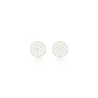 Flower of Life Stud Earrings - Rose Gold