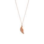 Angel Wing Necklace – Rose Gold Spiritual Jewelry