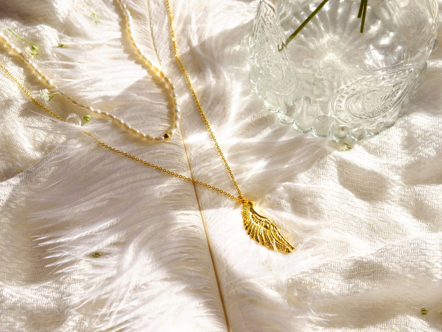 Pure Light Baroque Freshwater Pearl Choker Necklace, 18k Gold Over Sterling Silver